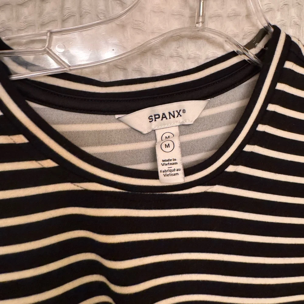 SPANX Black and White Midi Dress - Picture 2 of 3
